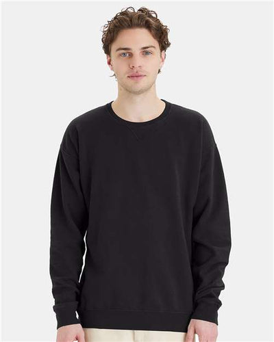 ComfortWash by Hanes GDH400 Black — on model front