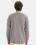 ComfortWash by Hanes GDH400 Concrete Grey — on model back