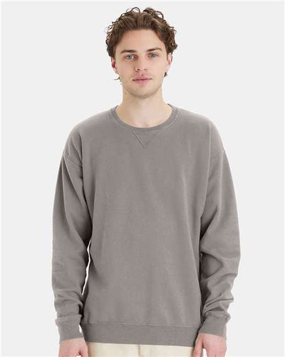 ComfortWash by Hanes GDH400 Concrete Grey — on model front