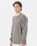 ComfortWash by Hanes GDH400 Concrete Grey — on model side