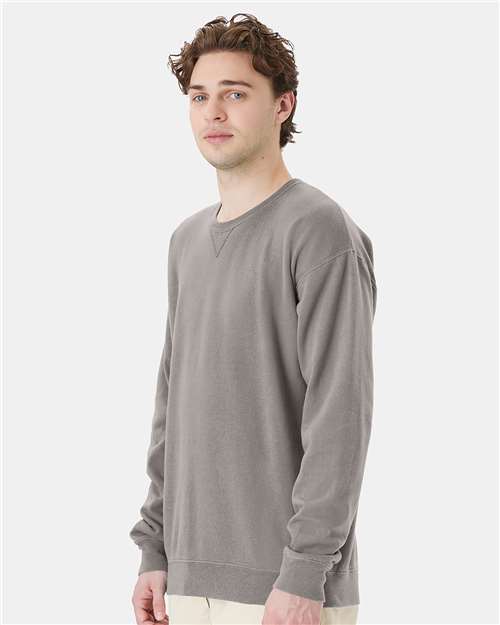 ComfortWash by Hanes GDH400 Concrete Grey — on model side