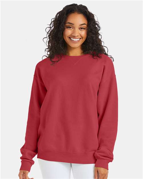 ComfortWash by Hanes GDH400 Crimson Fall — on model front