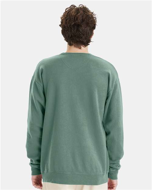 ComfortWash by Hanes GDH400 Cypress Green — on model back