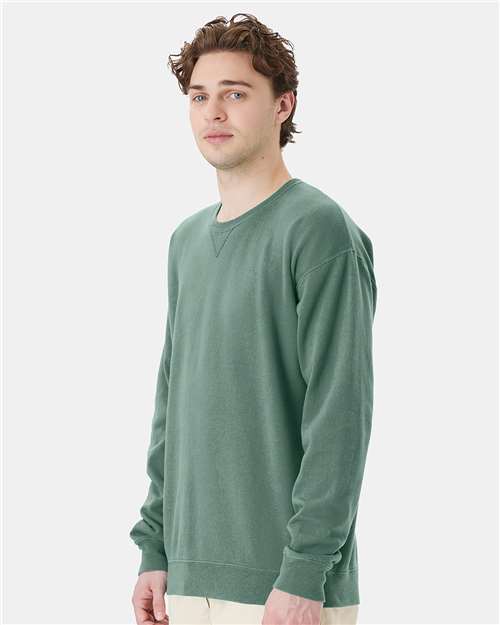 ComfortWash by Hanes GDH400 Cypress Green — on model side