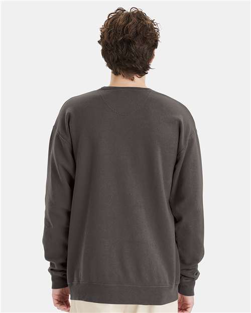ComfortWash by Hanes GDH400 New Railroad Grey — on model back