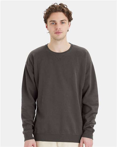 ComfortWash by Hanes GDH400 New Railroad Grey — on model front