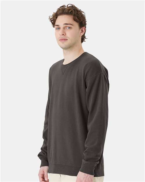 ComfortWash by Hanes GDH400 New Railroad Grey — on model side
