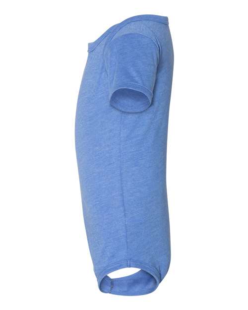 BELLA + CANVAS 100B Heather Columbia Blue — direct side