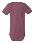 BELLA + CANVAS 100B Heather Maroon — back