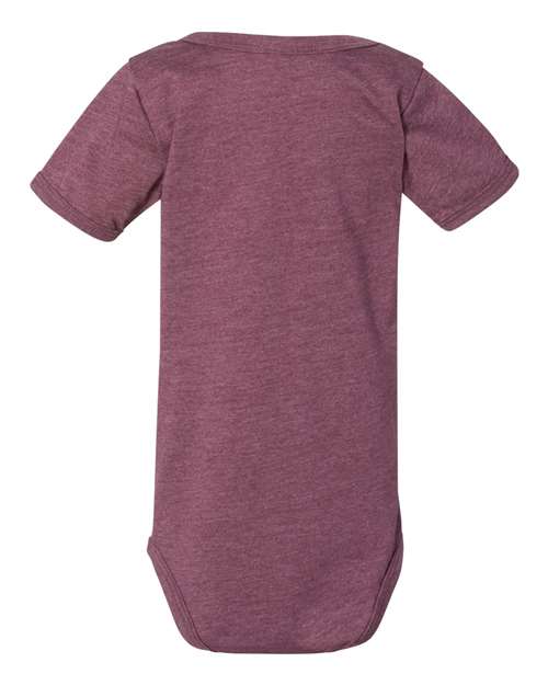 BELLA + CANVAS 100B Heather Maroon — back