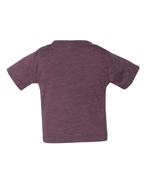 BELLA + CANVAS 3001B Heather Maroon — back