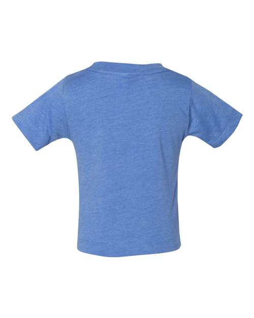 BELLA + CANVAS 3001B Heather Columbia Blue — back