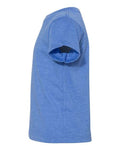 BELLA + CANVAS 3001T Heather Columbia Blue — direct side