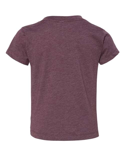 BELLA + CANVAS 3001T Heather Maroon — back