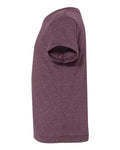 BELLA + CANVAS 3001T Heather Maroon — direct side