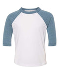 BELLA + CANVAS 3200T White/ Denim — front