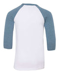 BELLA + CANVAS 3200Y White/ Denim — back