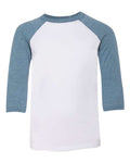 BELLA + CANVAS 3200Y White/ Denim — front