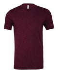 BELLA + CANVAS 3413 Solid Maroon Triblend — front