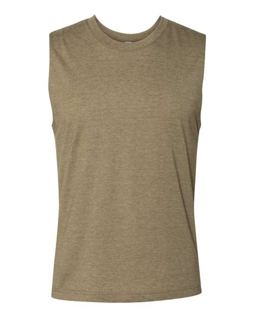 BELLA + CANVAS 3483 Heather Olive — front