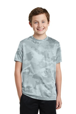 Youth CamoHex Tee - White