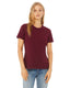 Bella + Canvas B6400 - Women's Relaxed Jersey Short-Sleeve T-Shirt - Maroon