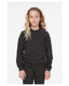 Bella + Canvas 3901Y - Youth Sponge Fleece Raglan Sweatshirt - Heather Dark Gray