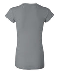 Women's Sheer Mini Rib Short-Sleeve T-Shirt - Granite