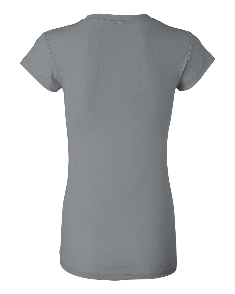 Women's Sheer Mini Rib Short-Sleeve T-Shirt - Granite