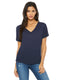 Bella + Canvas 8815 - Women's Slouchy V-Neck T-Shirt - Midnight