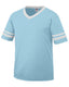 Augusta Sportswear 360 - Unisex Sleeve Stripe Jersey - Aqua / White