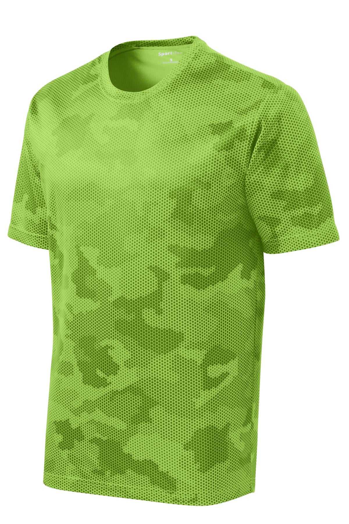 Unisex CamoHex Tee - Lime Shock
