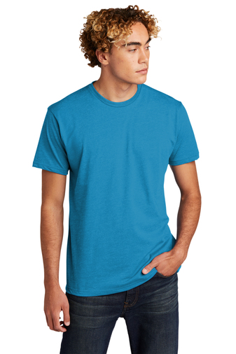 Unisex CVC Crewneck T-Shirt - Turquoise