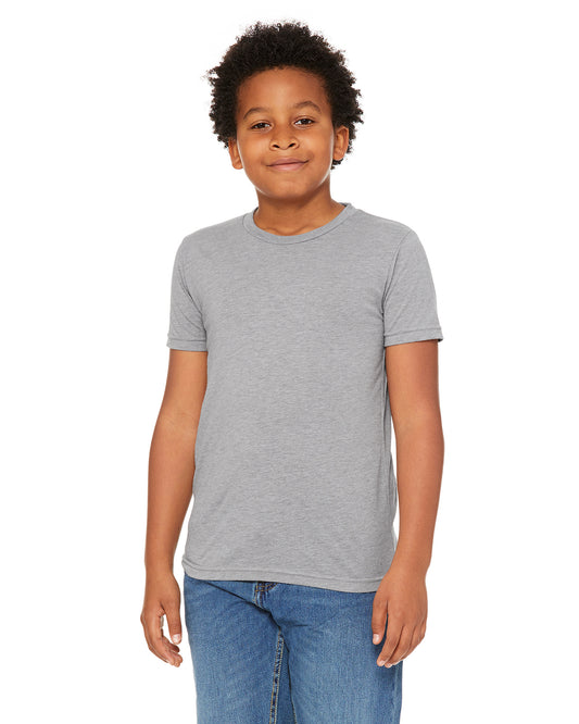 Youth Triblend Short-Sleeve T-Shirt - Athletic Gray Triblend