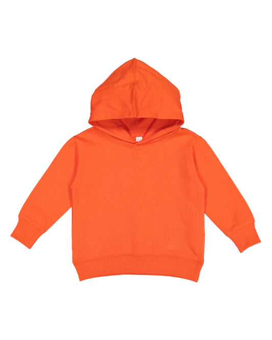 Toddler Pullover Fleece Hoodie - Orange