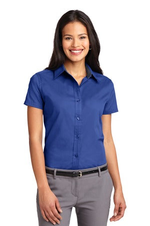 Women's Short Sleeve Easy Care Shirt - Royal / Cl Navy