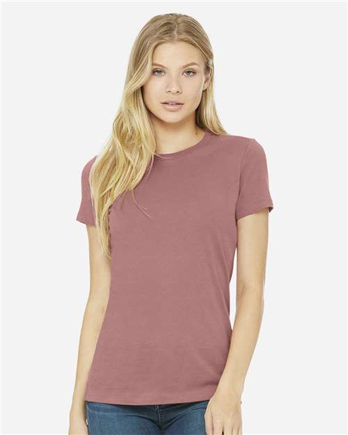 BELLA + CANVAS 6004 Mauve — on model front