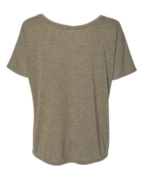 BELLA + CANVAS 8816 Heather Olive — back