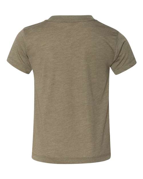 BELLA + CANVAS 3413T Olive Triblend — back
