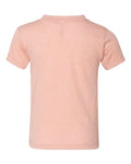 BELLA + CANVAS 3413T Peach Triblend — back