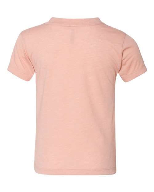 BELLA + CANVAS 3413T Peach Triblend — back