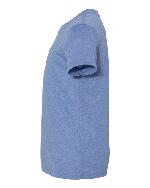 BELLA + CANVAS 3413Y Blue Triblend — direct side