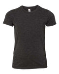 BELLA + CANVAS 3413Y Charcoal Black Triblend — front