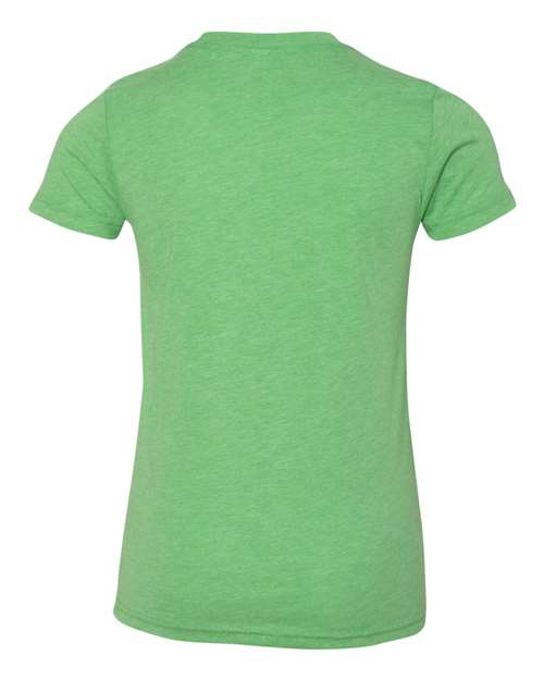 BELLA + CANVAS 3413Y Green Triblend — back