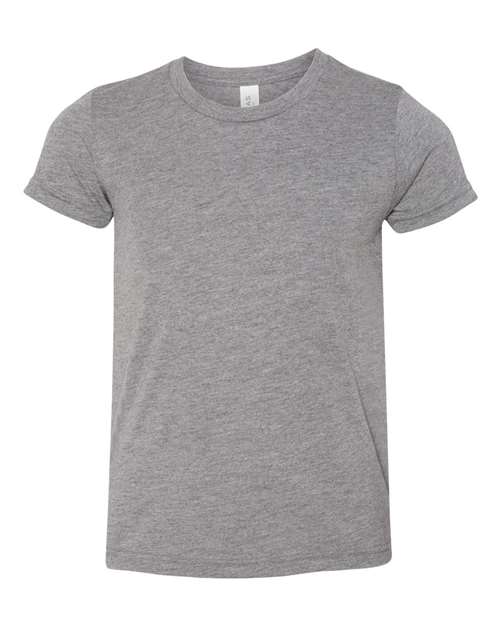 BELLA + CANVAS 3413Y Grey Triblend — front