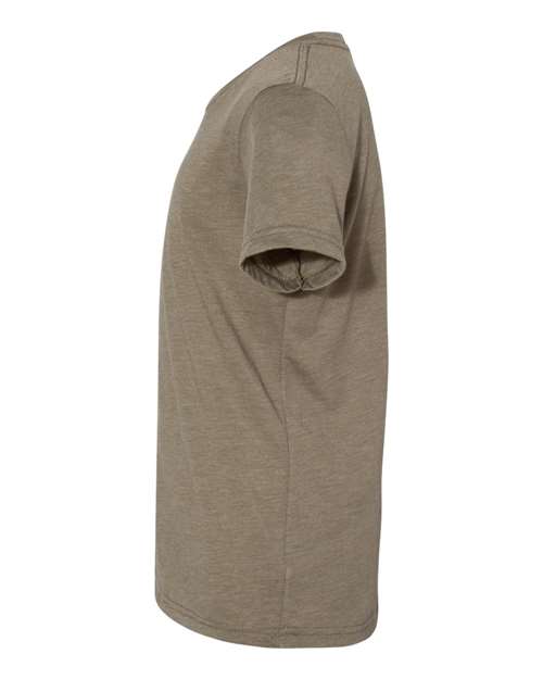 BELLA + CANVAS 3413Y Olive Triblend — direct side