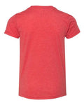 BELLA + CANVAS 3413Y Red Triblend — back