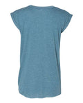 BELLA + CANVAS 8804 Heather Deep Teal — back