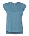 BELLA + CANVAS 8804 Heather Deep Teal — front