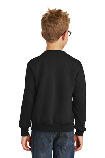 Youth Core Fleece Crewneck Sweatshirt - Jet Black